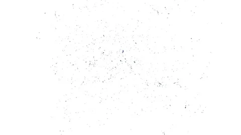 Blue liquid bang. Paint in air in slow motion with alpha channel use for it luma Stock Footage