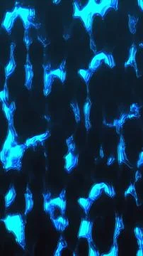 Blue liquid metal reflection abstract background with glossy futuristic tex.. Stock Illustration