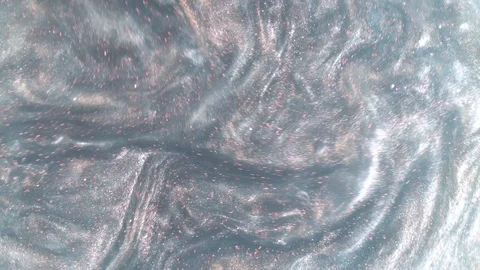 Blue Liquid with Pink Sparkles Video stock 123735391