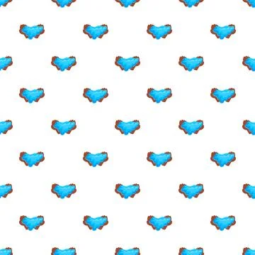 Blue liquid splashes on brown surface pattern Illustrazione stock