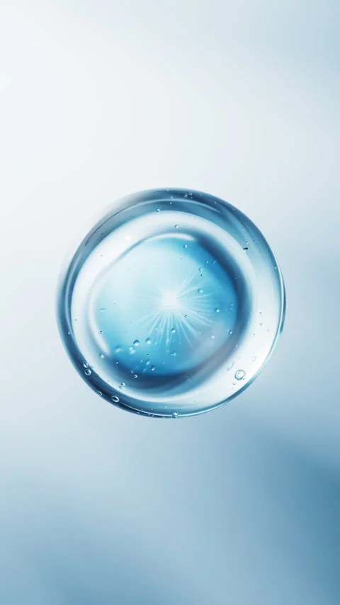 Blue liquid water bubbles background, 3d rendering. Stock Footage 333440402