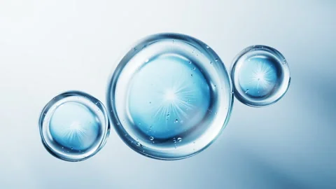 Blue liquid water bubbles background, 3d rendering. Stock Footage 333440707