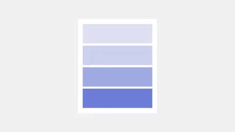 Blue List Menu Bars Icon Stock Footage 340297555