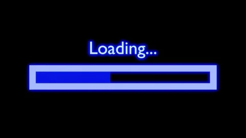 Loading Screen Bar Blue Stock Video Footage by ©kofein #87180452