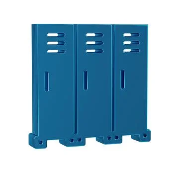 Blue Locker or changing room for hockey, football, basketball team or worke.. Stock Illustration