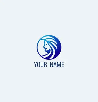 Blue logo Stock Illustration