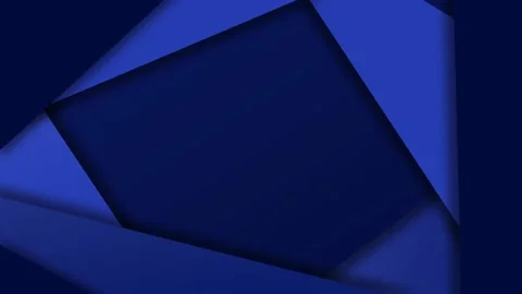 Blue loop cut paper animated background. Copy space Stock Footage 137274468