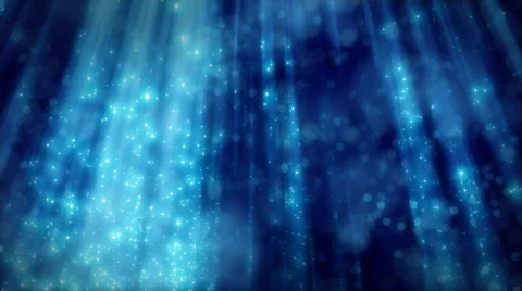 blue loopable background flying particle... | Stock Video | Pond5