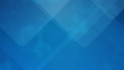 Blue loopable geometric background, overlapping rounded rectangle shapes in Stockbeeldmateriaal 327781373