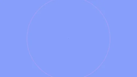 Blue looping animation, minimal elegant circle motion design, dark background Video stock 310047347