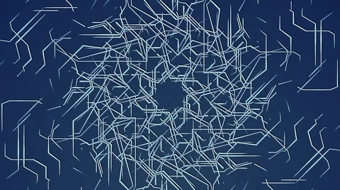 Blue Looping Technical Abstract Concept Vídeos de archivo 41215993