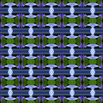 Blue Lotus seamless Stock Illustration