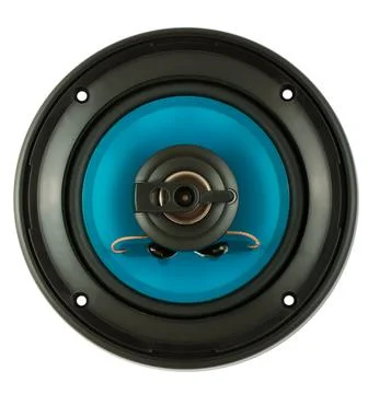Blue loudspeaker Stock Photos