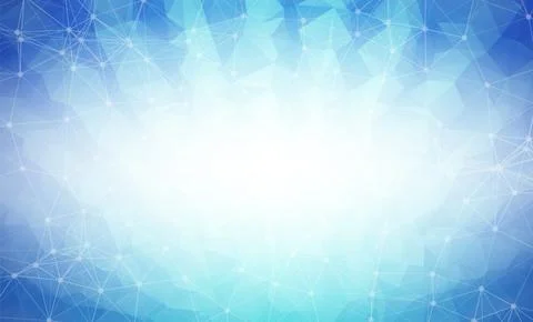 Blue low poly background. Polygonal design pattern. Bright mosaic modern geom イラスト素材