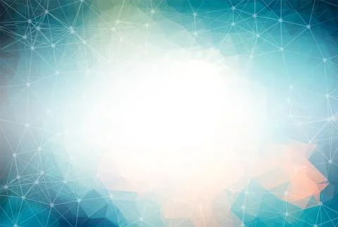 Blue low poly background. Polygonal design pattern. Bright mosaic modern geom Stock Illustration