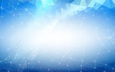Blue low poly background. Polygonal design pattern. Bright mosaic modern geom 스톡 일러스트