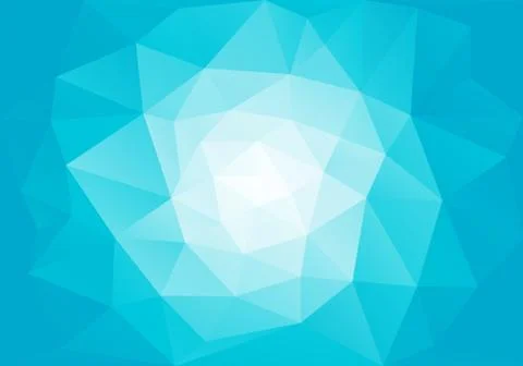 Blue low poly background, vector Stock-Illustration