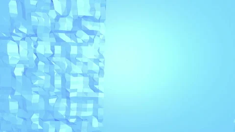 Blue low poly changing surface as luxury environment Stock Footage 85670770