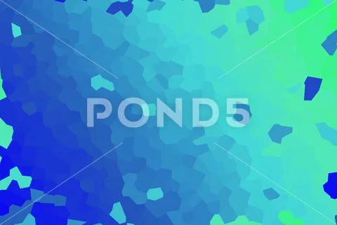 Abstract blue color low poly crystal background. Polygon design