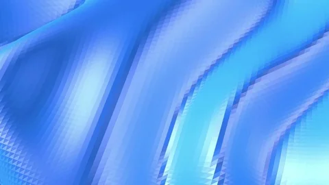 Blue low poly deforming surface as atom structure. Blue polygonal geometric Stock Footage 78168184