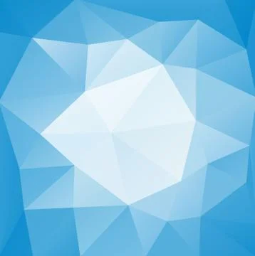 Blue low polygonal background Stock Illustration