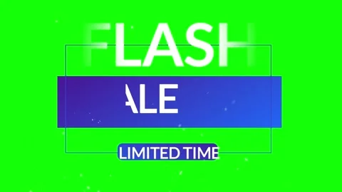 Blue lower third motion graphic with geometric frame on green screen background Video stock 343908158