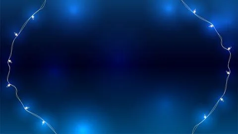 Blue Luminescent Gradient Background Design Stock Illustration
