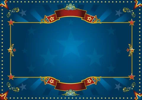 Blue luxury horizontal background Stockillustratie