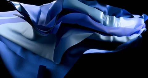 Blue luxury textile background Stock-Footage 298034543