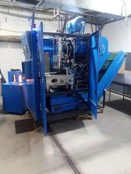 Blue machine Stock Photos