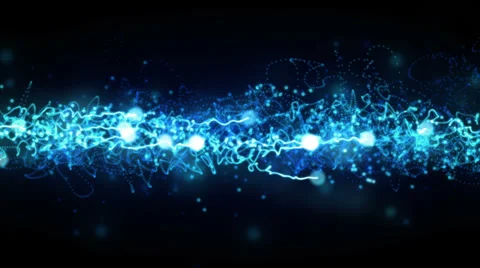 Blue Magic Background Видео 35558291