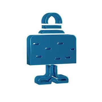 Blue Magic ball on table icon isolated on transparent background. Crystal bal Stock Illustration