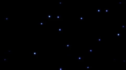 Blue Magic Particles Floating Loop 4K Cinematic Overlay Stock Footage 328931520