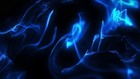 Blue Magical Particles Background Loop Stock Footage 203444821
