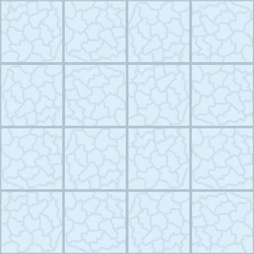 Blue marble ceramic tile seamless pattern. Vector background. Illustrazione stock