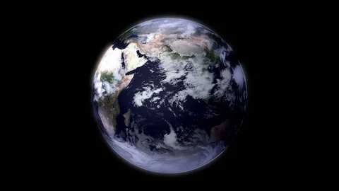 The Blue Marble Earth From Space 库存影片 70085261