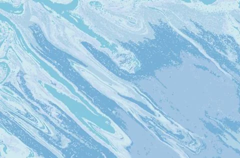 Blue marble pattern. Abstract background. Vector illustration. Illustrazione stock