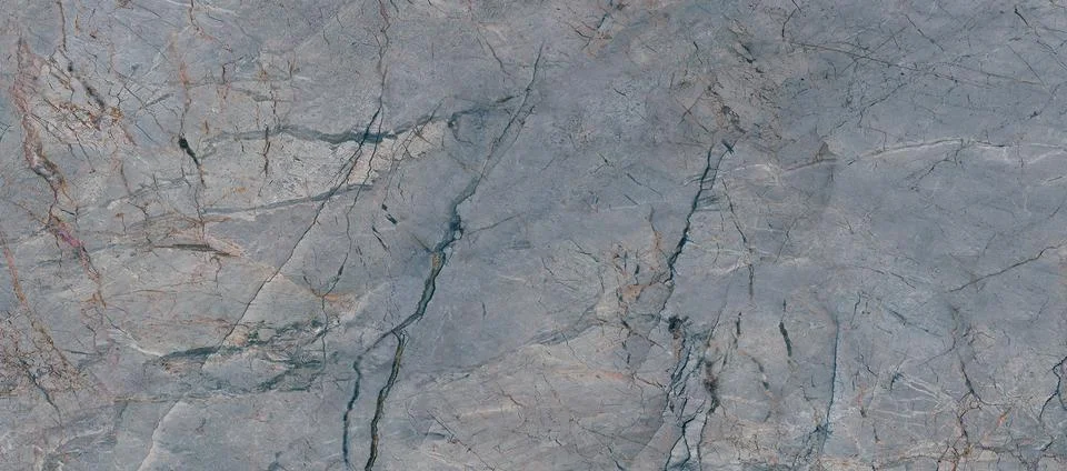 Blue marble texture background pattern top view. Tiles natural stone floor with Stock Photos