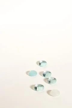 BLue Marbles Stock Photos