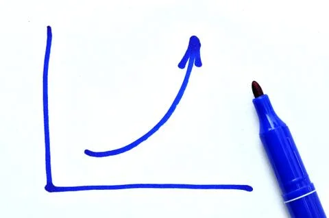 Blue marker Stock Photos