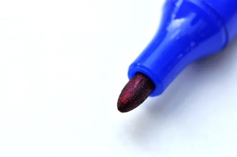 Blue marker Stock Photos