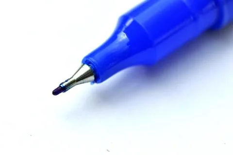 Blue marker Stock Photos