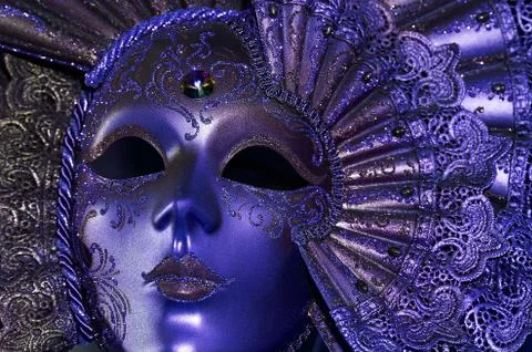 Blue mask Stock Photos