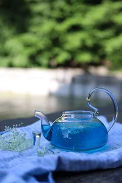 Blue matcha 5 Foto stock