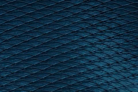 Blue material into square, a background or texture Stock Photos