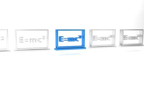 Blue Math system of equation solution on chalkboard icon isolated on white .. 스톡 일러스트