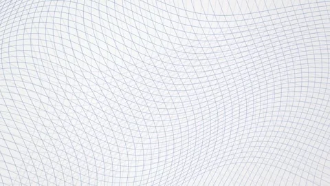 Blue mathematical grid lines warp in a seamless loop Stock Footage 341401665