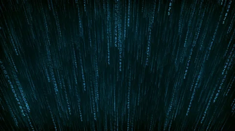 Blue matrix abstract Stock-Footage 24722043