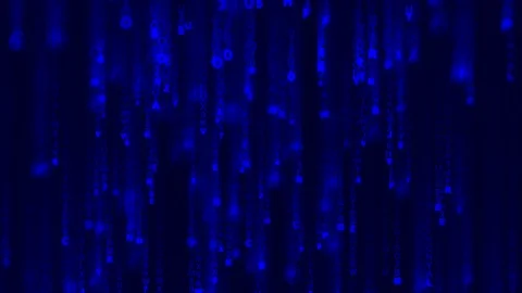 Blue Matrix Stock Footage 101252952