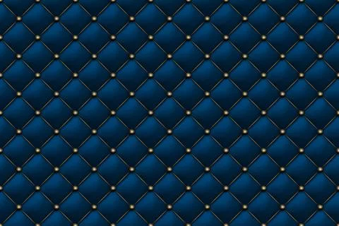 Blue matte leather texture pattern. Vip background upholstery rich and luxury Stock Illustration
